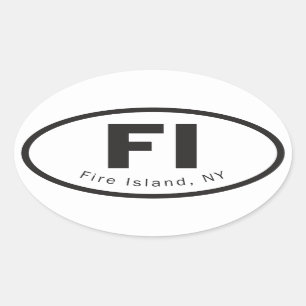 Fire Island sticker