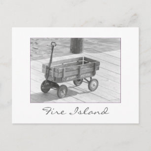 'Fire Island Wagon' Postcard