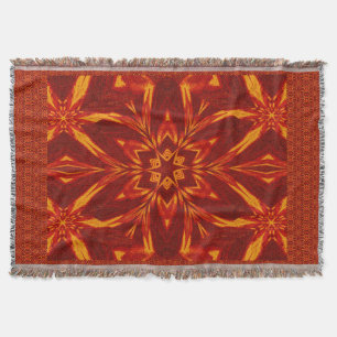 Fire Jasmine Throw Blanket