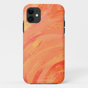 Fire Lake Orange Swirl iPhone 11 Case