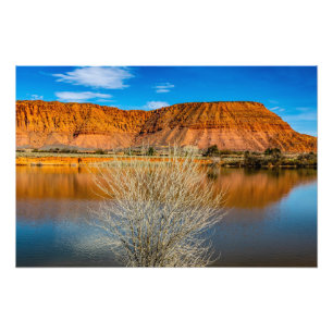 Fire Lake Vista Photo Print