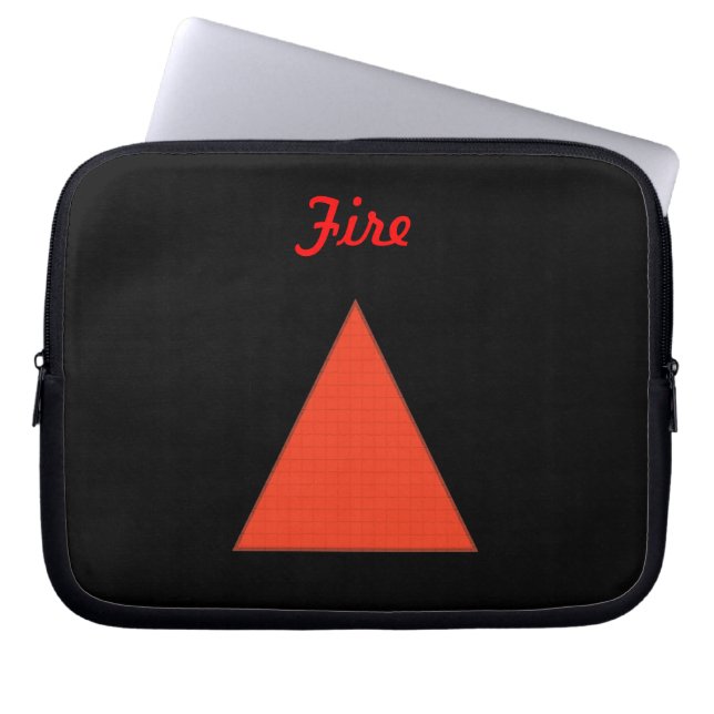 Fire Laptop Sleeve (Front)