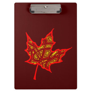 Fire Leaf Clipboard