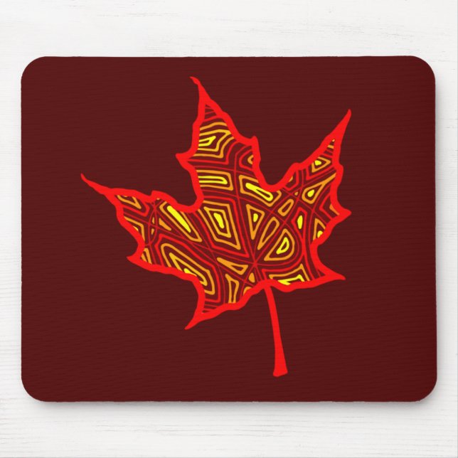 Fire Leaf Mouse Mat (Front)