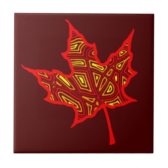 Fire Leaf Tile (Front)