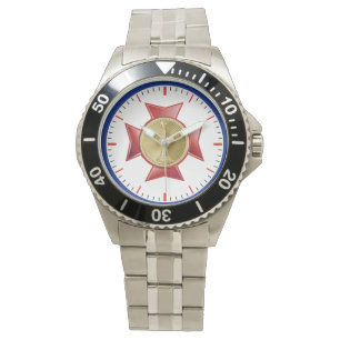 Fire Lieutenant 1 Bugle Maltese Cross Watch