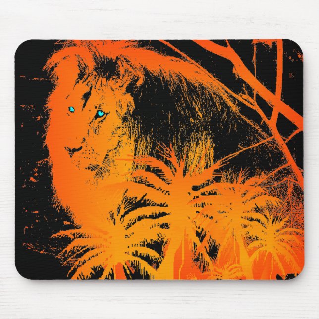 Fire Lion Mousepad (Front)