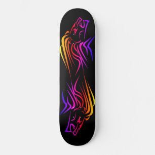 Fire Lion Skateboard - Custom Colours