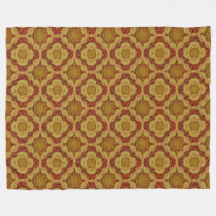 Fire Love Ring Pattern Fleece Blanket