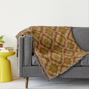 Fire Love Ring Pattern Throw Blanket