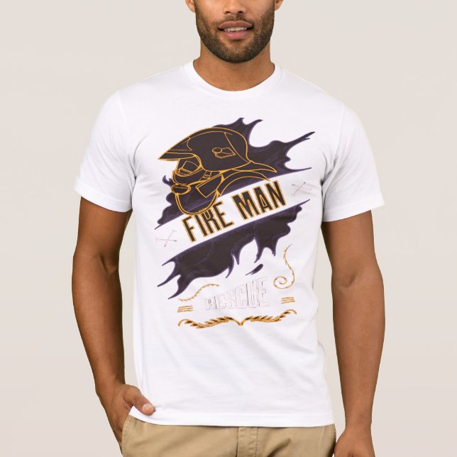 FIRE MAN - Exclusive design T-Shirt (Front)