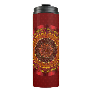 Fire Mandala Thermal Tumbler