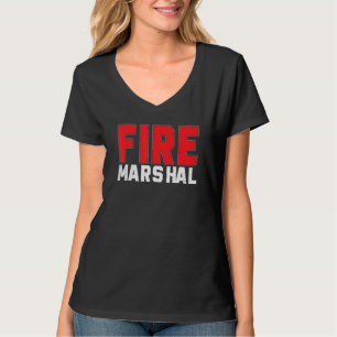 Fire Marshal Commissioner Firefighters Investigato T-Shirt