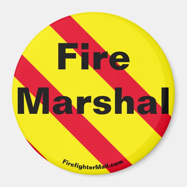 Fire Marshal magnet (Front)