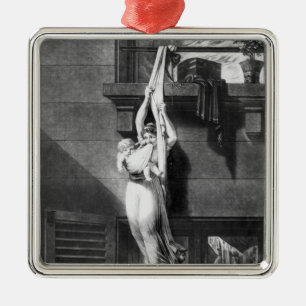 Fire Metal Tree Decoration