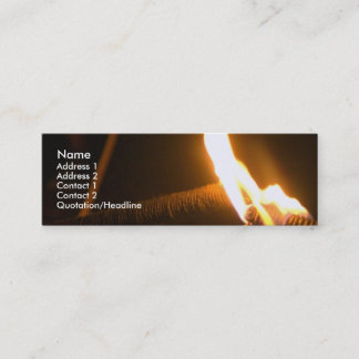 Fire Mini Business Card