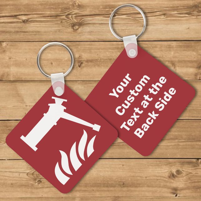 Fire Monitor Safety Sign Key Ring (Creator Uploaded)