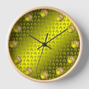 Fire Monkey Clock