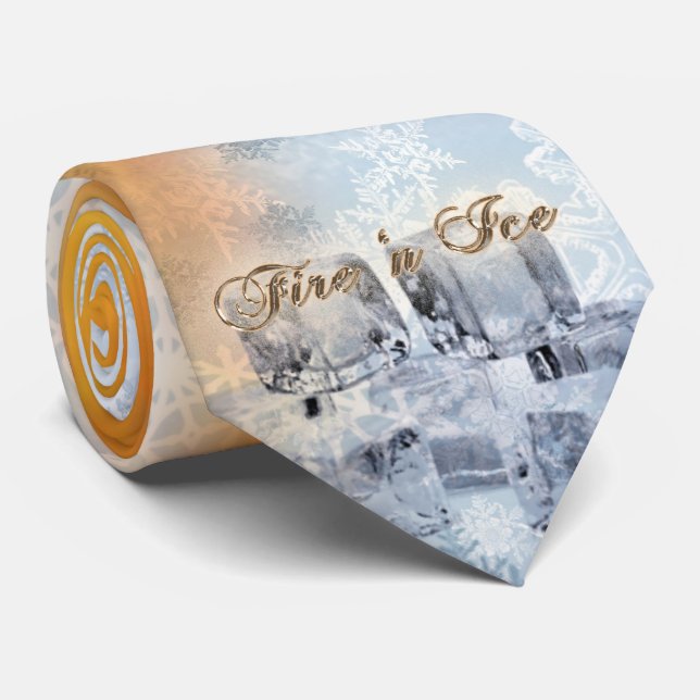 Fire 'n Ice Men's Tie (Rolled)