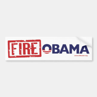 Fire Obama Bumper Sticker