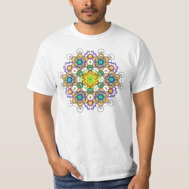 Fire of Creation Mandala 2 T-Shirt (Front)