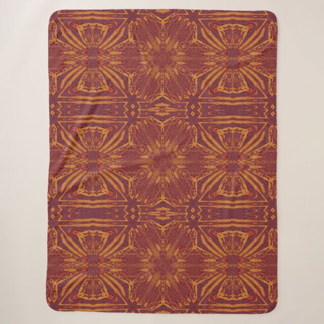Fire of Itzpapalotl 141 Sherpa Blanket (Front)