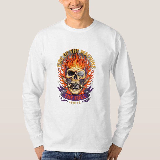 Fire Of The Machine T-Shirt (Front)