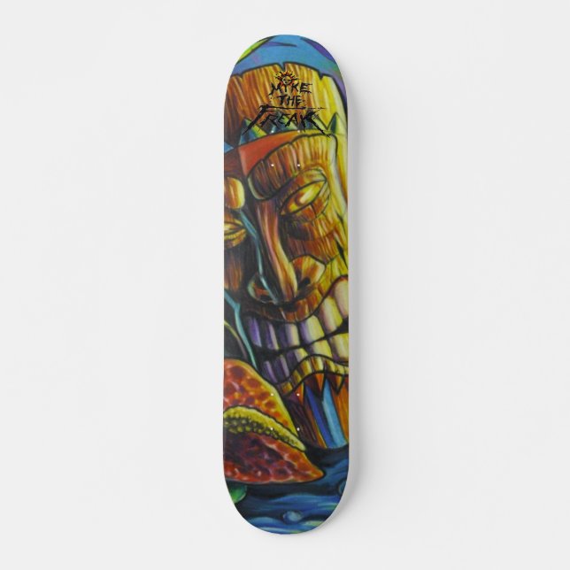 Fire of the Tiki god Skateboard (Front)