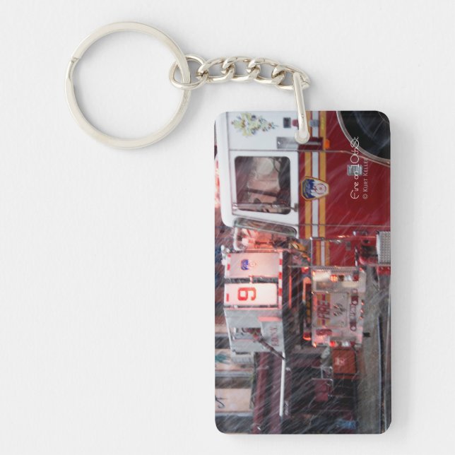 Fire On 10th ST Key Ring (Front)