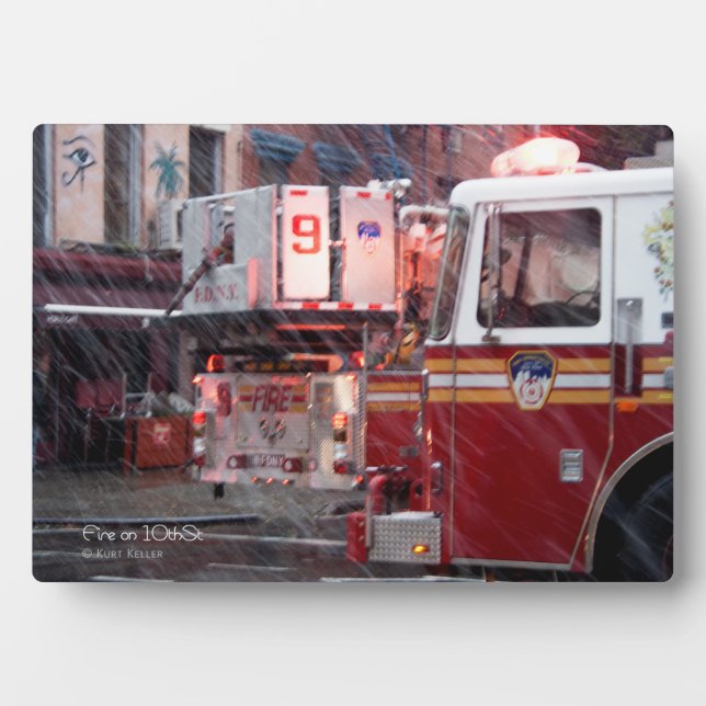 Fire On 10th ST Plaque (Front)