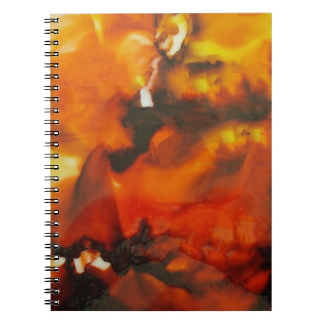 Fire on Glass Notebook (Front)