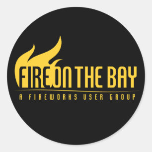 Fire On The Bay - Stickers! Classic Round Sticker
