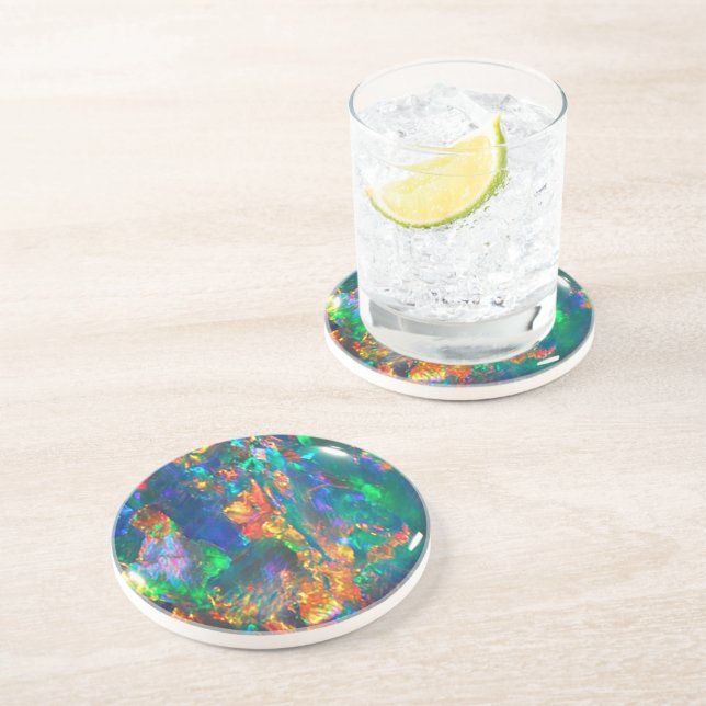 Fire Opal Coaster (Side)