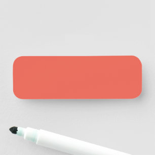 Fire Opal Custom Classic Name Tag Badge