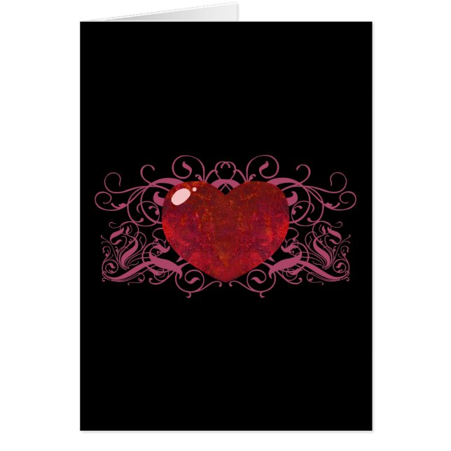 Fire Opal Heart (Front)