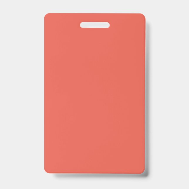 Fire Opal Vertical Event Badge – Customisable ID Badge (Front)