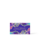 Fire Opal with Gold Glitter Border