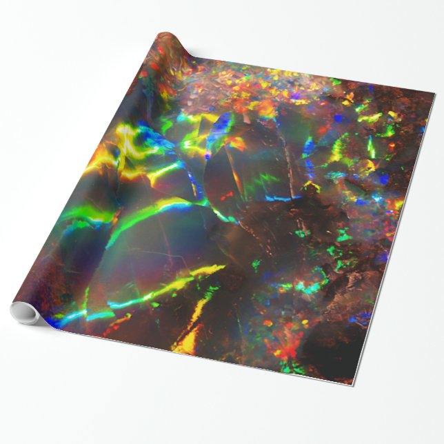 Fire Opal Wrapping Paper (Unrolled)