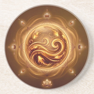  Fire Oracle Orb  Coaster