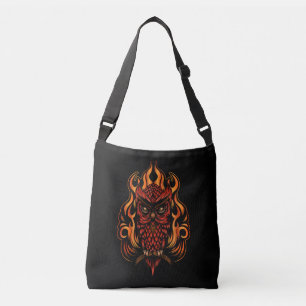 Fire Owl Crossbody Bag