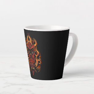 Fire Owl Latte Mug