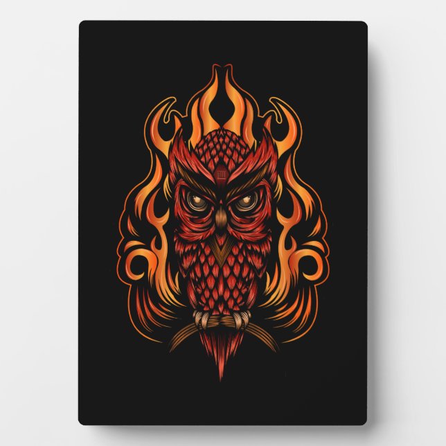 Fire Owl Plaque (Front)