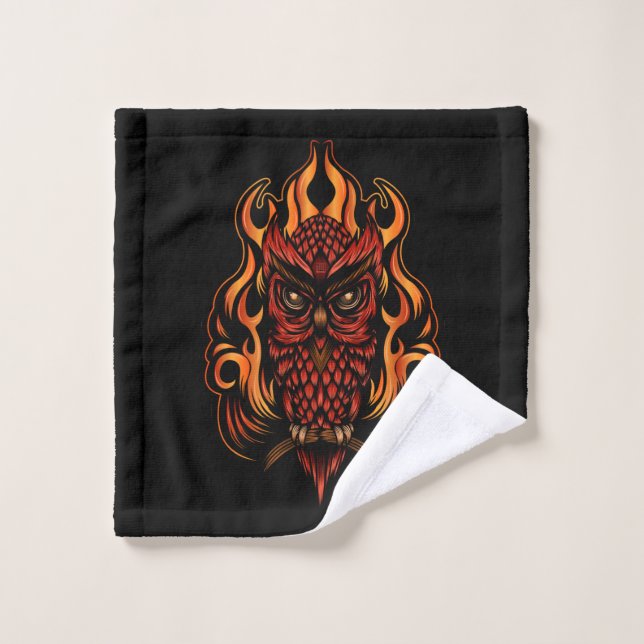 Fire Owl Wash Cloth (Wash Cloth)