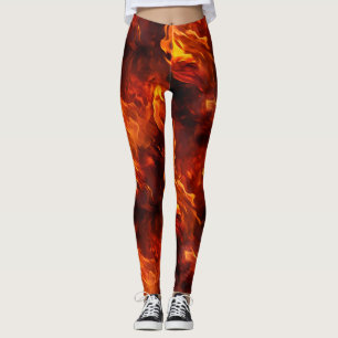 Fire Pattern Leggings