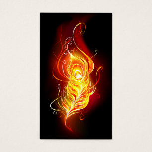 Fire Peacock Feather