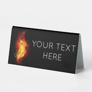 Fire Peacock Feather