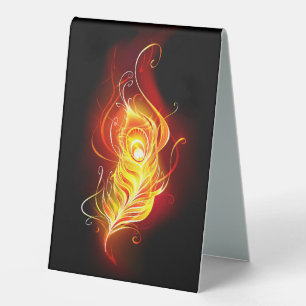 Fire Peacock Feather