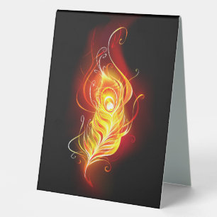 Fire Peacock Feather