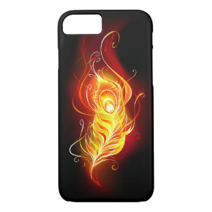 Fire Peacock Feather iPhone 8/7 Case