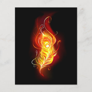 Fire Peacock Feather Flyer